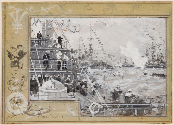 Luigi Loir - A Naval Display | MasterArt